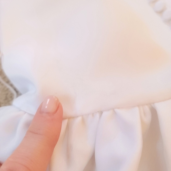 Elegant White Sleeveless Dress 10 - Picture 11 of 12